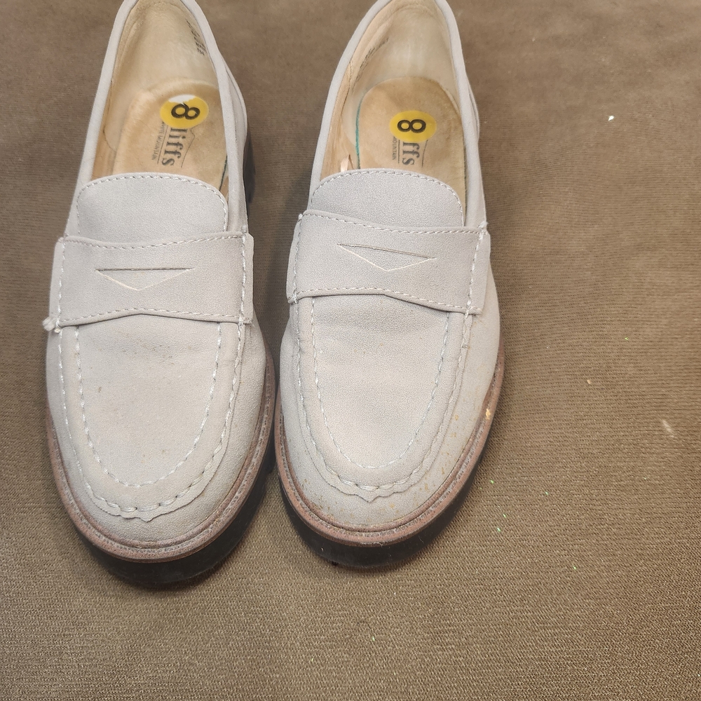 White Mountain Light Gray Loafers - Picture 3 of 9